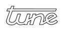 Polkupyörän osia valmistavan Tunen logo.